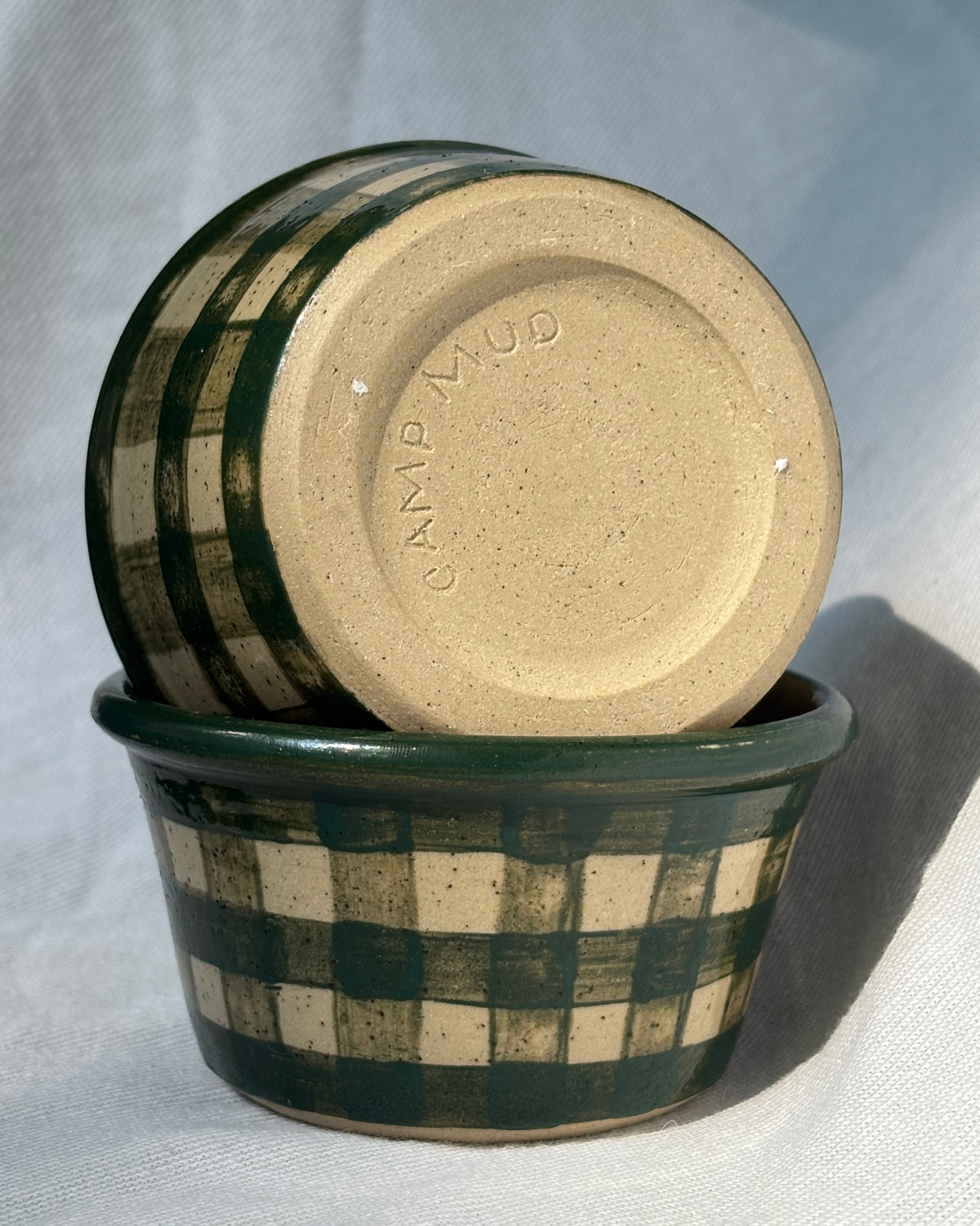 Gingham Ramekin