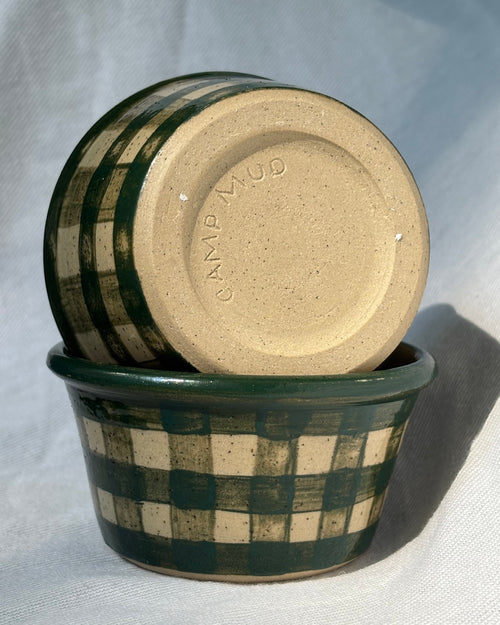 Gingham Ramekin