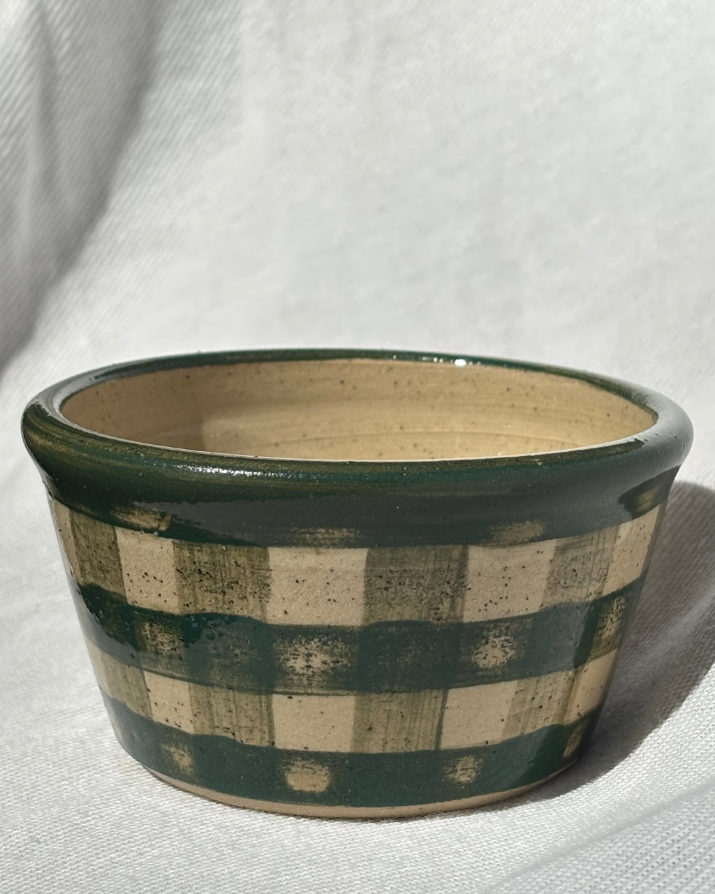 Gingham Ramekin